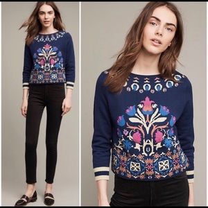 FUN ANTHRO SWEATER! GREAT CONDITION!